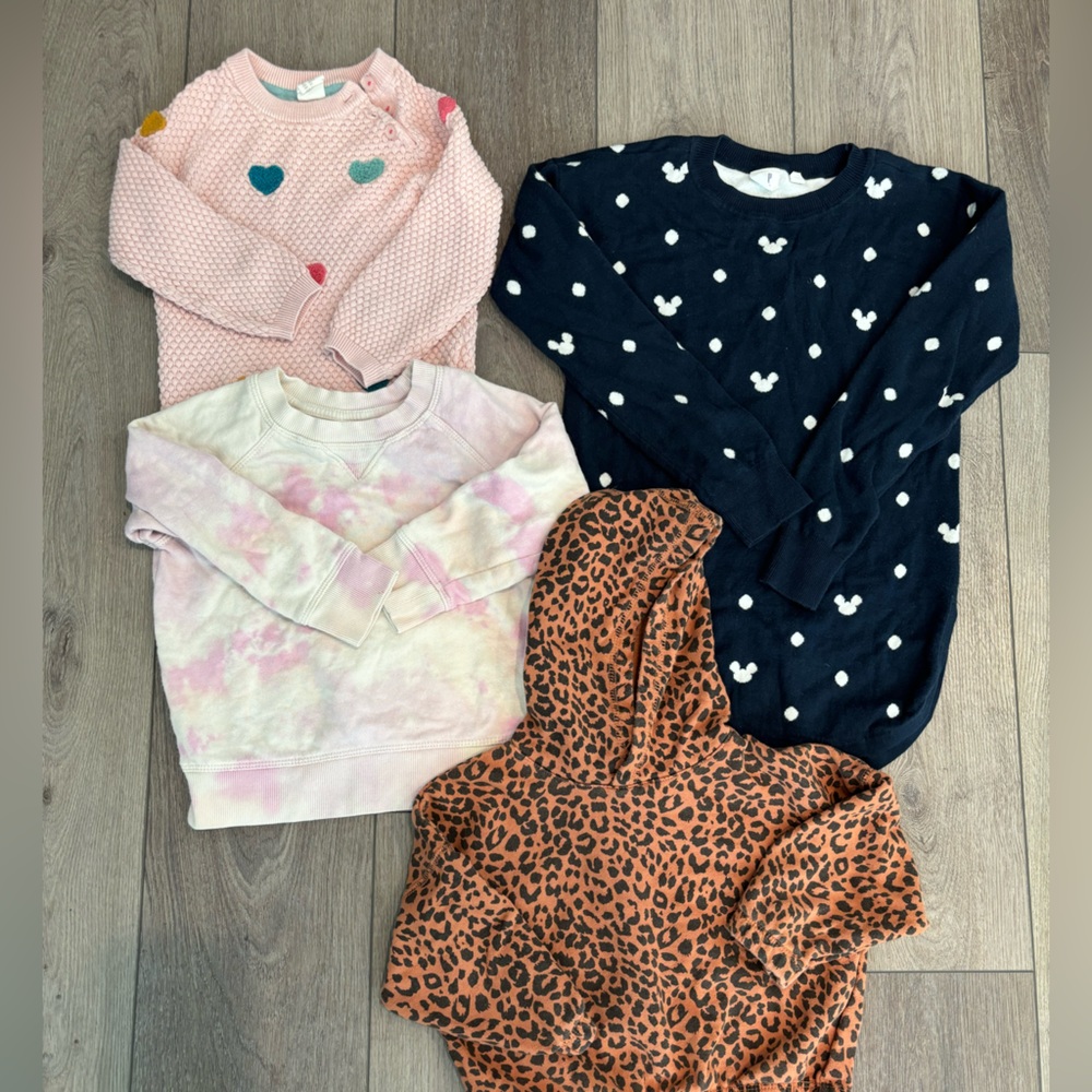LOT of girls sweaters and jacket Size 18mo to 4yrs